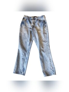 Abercrombie & Fitch Acid Wash High Rise Mom Jean 28/6r Streetwear Grunge Alt